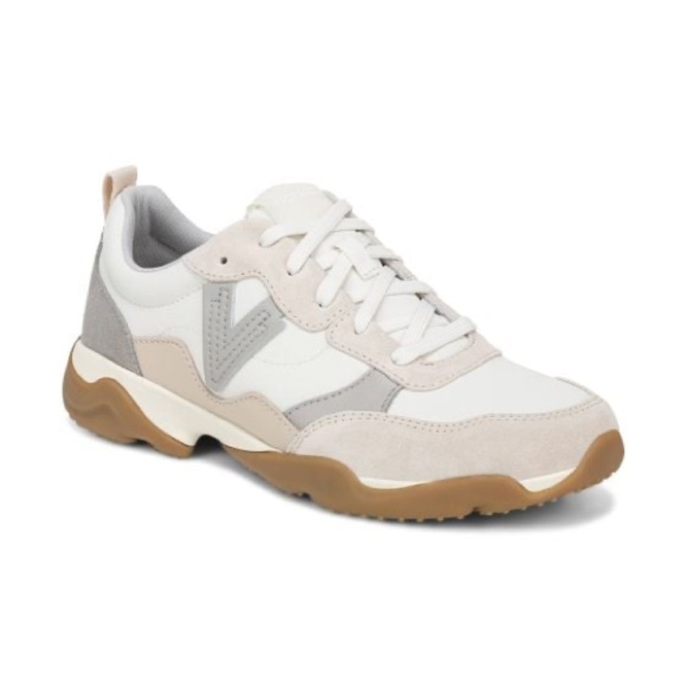 Veja Women's Cream and Gray Sneakers Size 11 - Picture 6 of 11